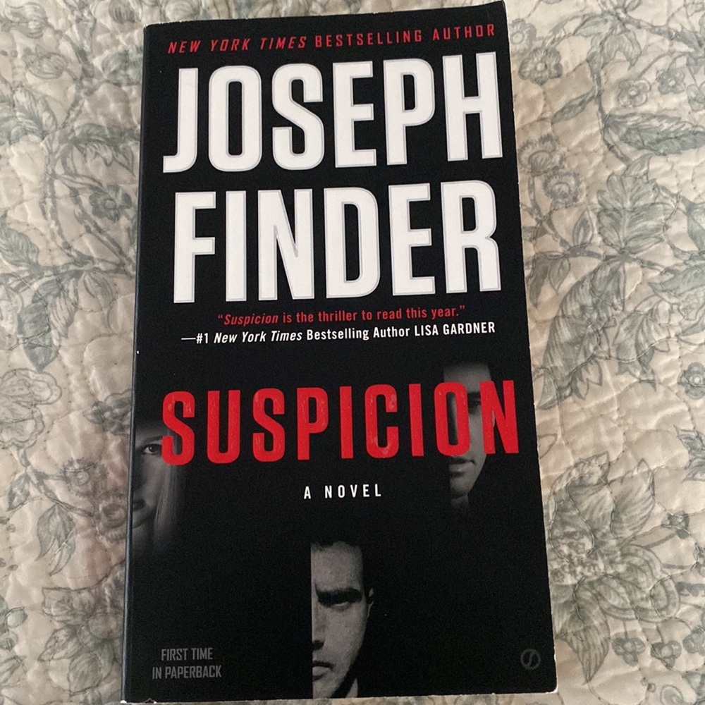 Suspicion by joseph finder new pbb